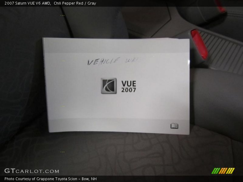 Chili Pepper Red / Gray 2007 Saturn VUE V6 AWD