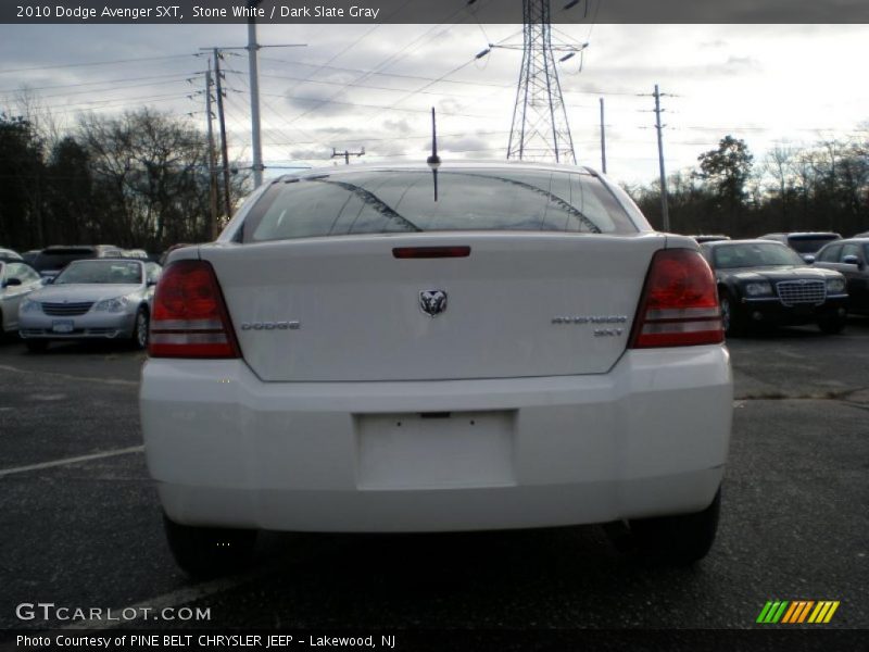 Stone White / Dark Slate Gray 2010 Dodge Avenger SXT