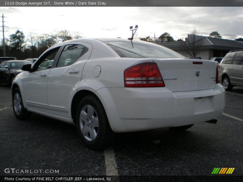 Stone White / Dark Slate Gray 2010 Dodge Avenger SXT