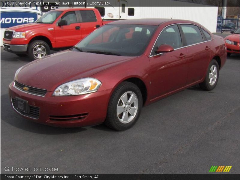 Red Jewel Tintcoat / Ebony Black 2008 Chevrolet Impala LT