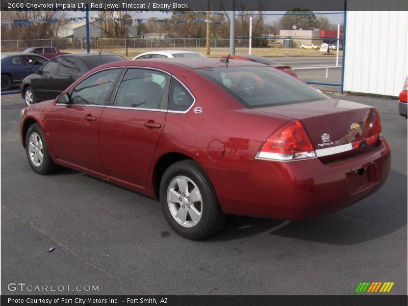 Red Jewel Tintcoat / Ebony Black 2008 Chevrolet Impala LT