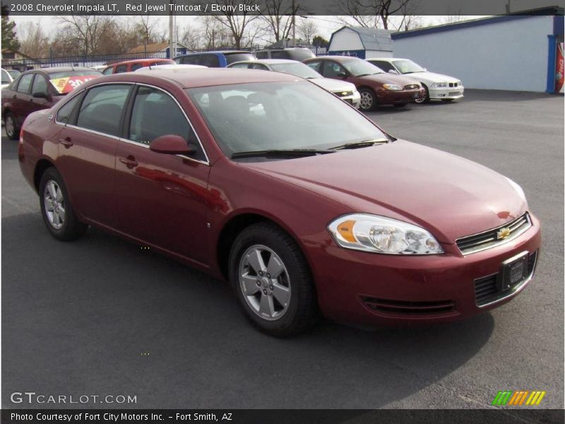 Red Jewel Tintcoat / Ebony Black 2008 Chevrolet Impala LT