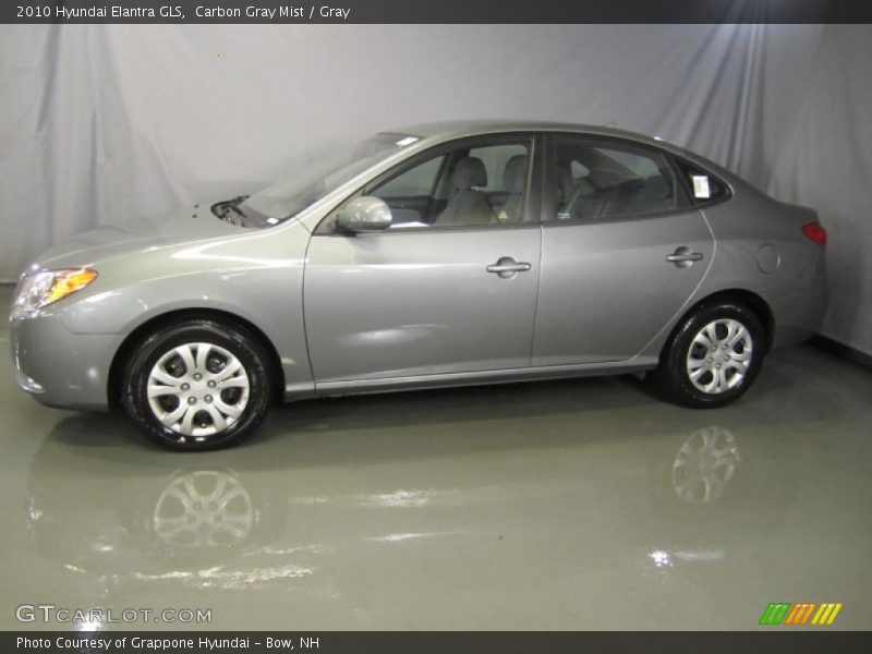 Carbon Gray Mist / Gray 2010 Hyundai Elantra GLS