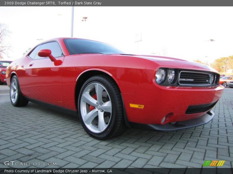 TorRed / Dark Slate Gray 2009 Dodge Challenger SRT8