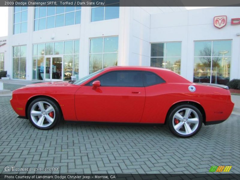 TorRed / Dark Slate Gray 2009 Dodge Challenger SRT8