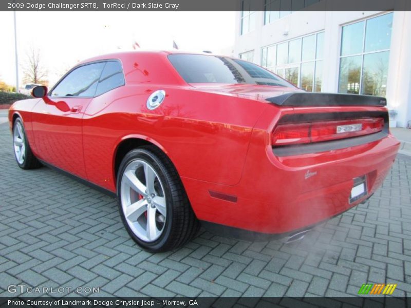 TorRed / Dark Slate Gray 2009 Dodge Challenger SRT8