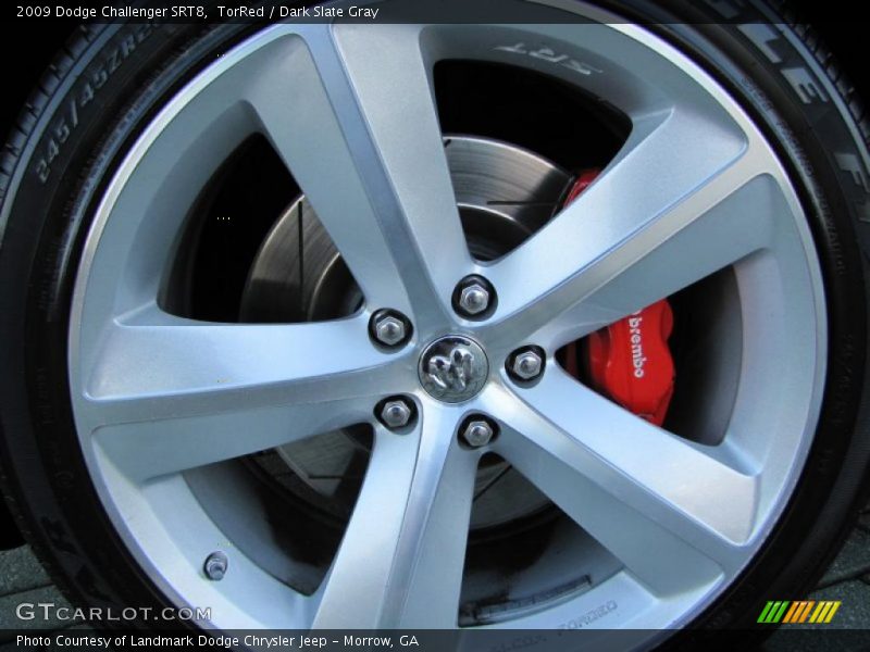 TorRed / Dark Slate Gray 2009 Dodge Challenger SRT8