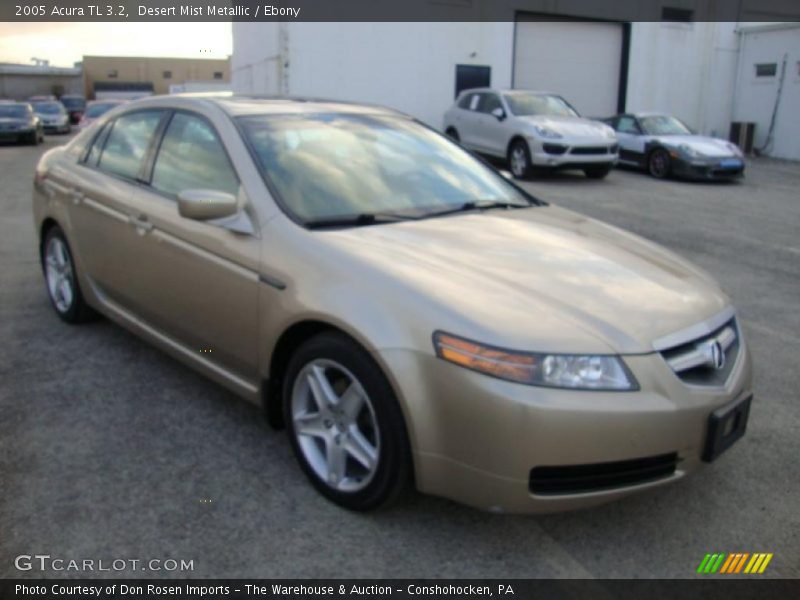 Desert Mist Metallic / Ebony 2005 Acura TL 3.2