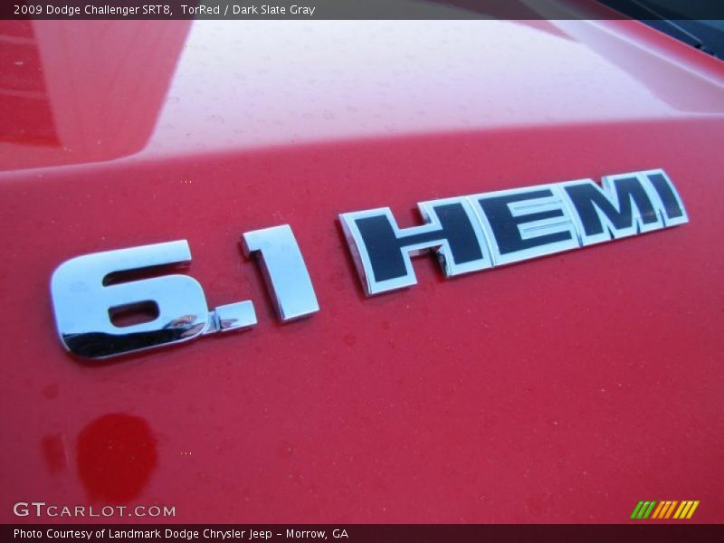 TorRed / Dark Slate Gray 2009 Dodge Challenger SRT8