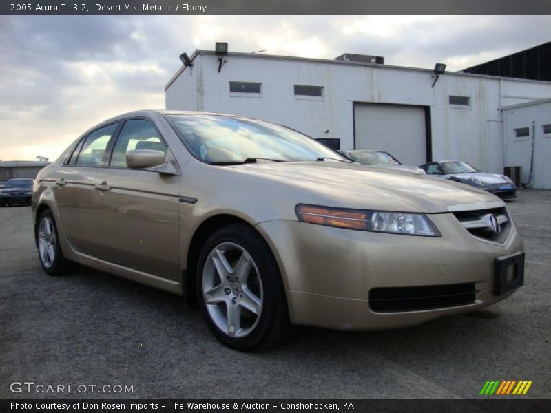 Desert Mist Metallic / Ebony 2005 Acura TL 3.2