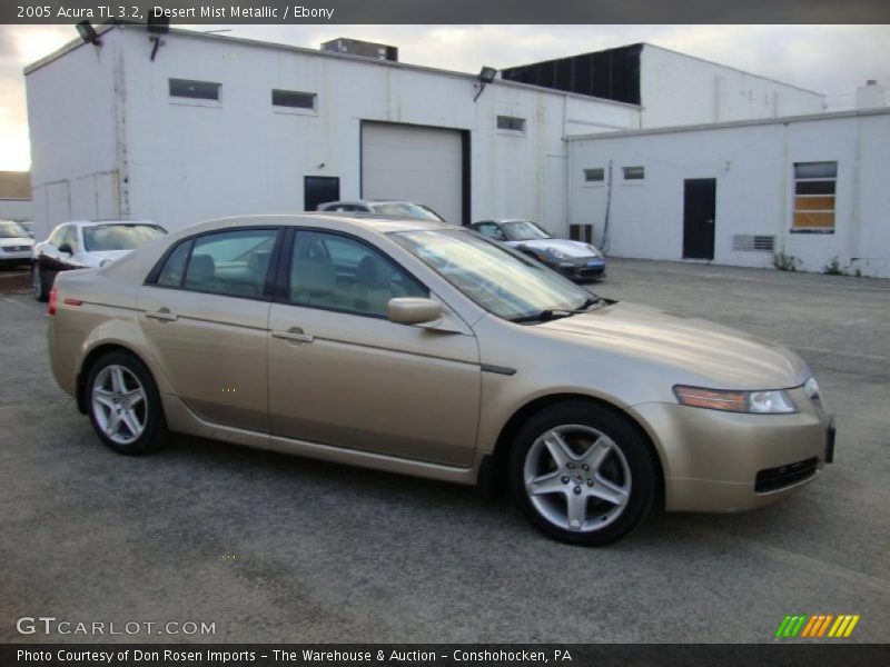 Desert Mist Metallic / Ebony 2005 Acura TL 3.2
