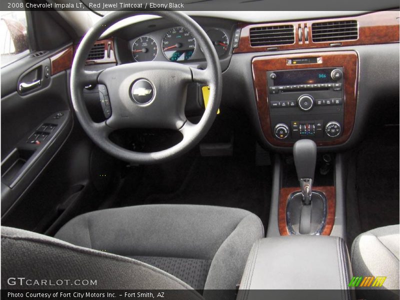 Red Jewel Tintcoat / Ebony Black 2008 Chevrolet Impala LT