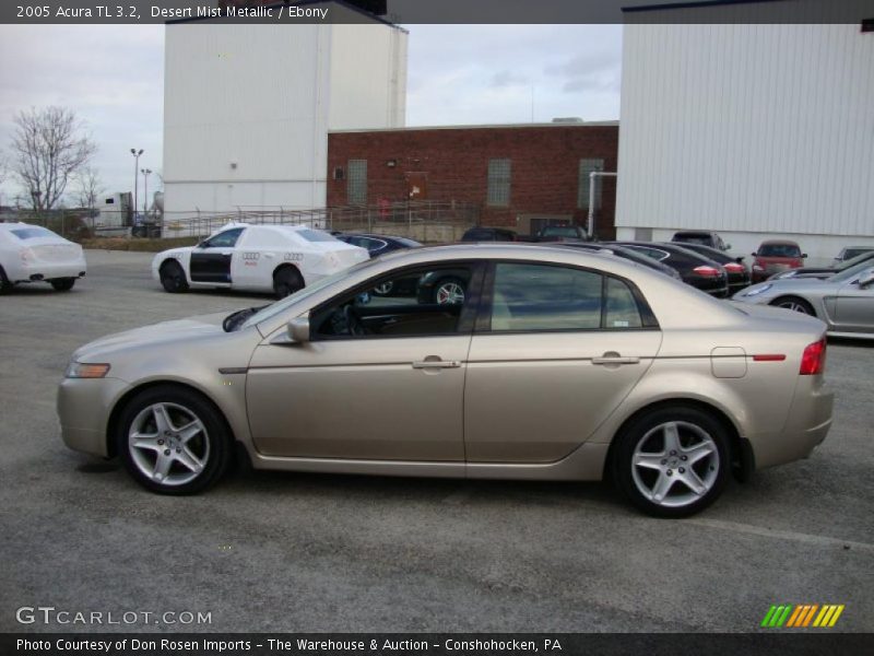 Desert Mist Metallic / Ebony 2005 Acura TL 3.2