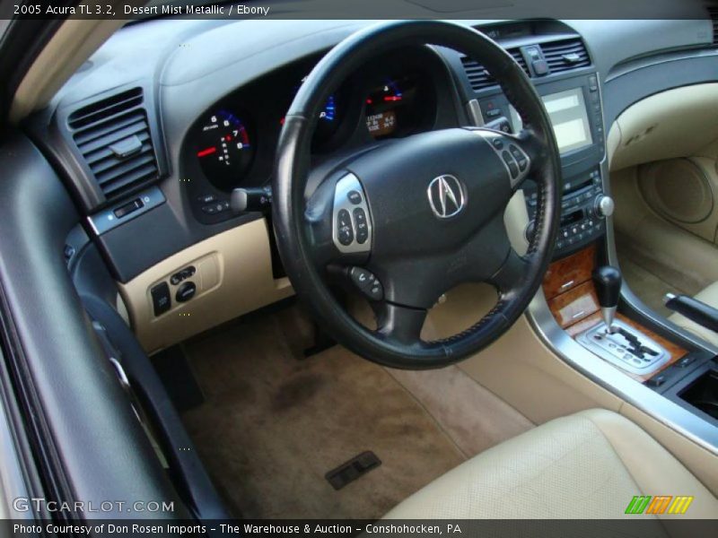 Desert Mist Metallic / Ebony 2005 Acura TL 3.2