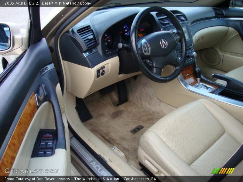 Desert Mist Metallic / Ebony 2005 Acura TL 3.2
