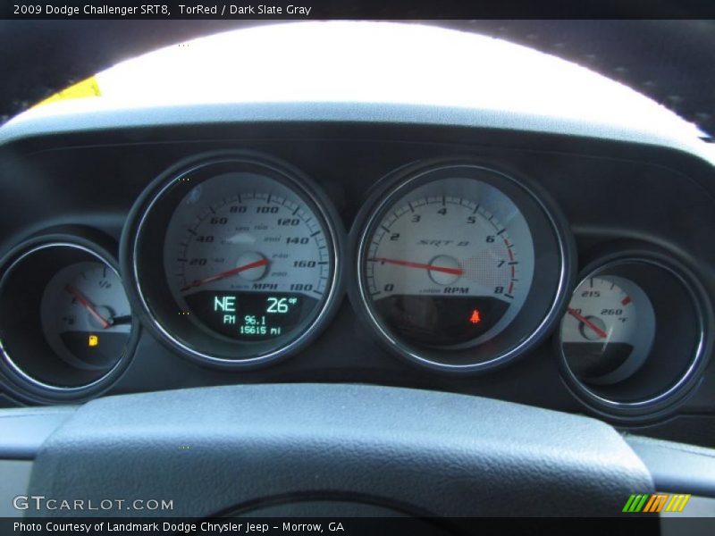 TorRed / Dark Slate Gray 2009 Dodge Challenger SRT8