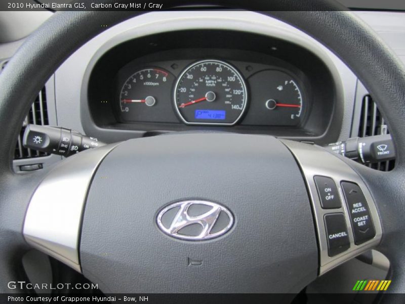 Carbon Gray Mist / Gray 2010 Hyundai Elantra GLS