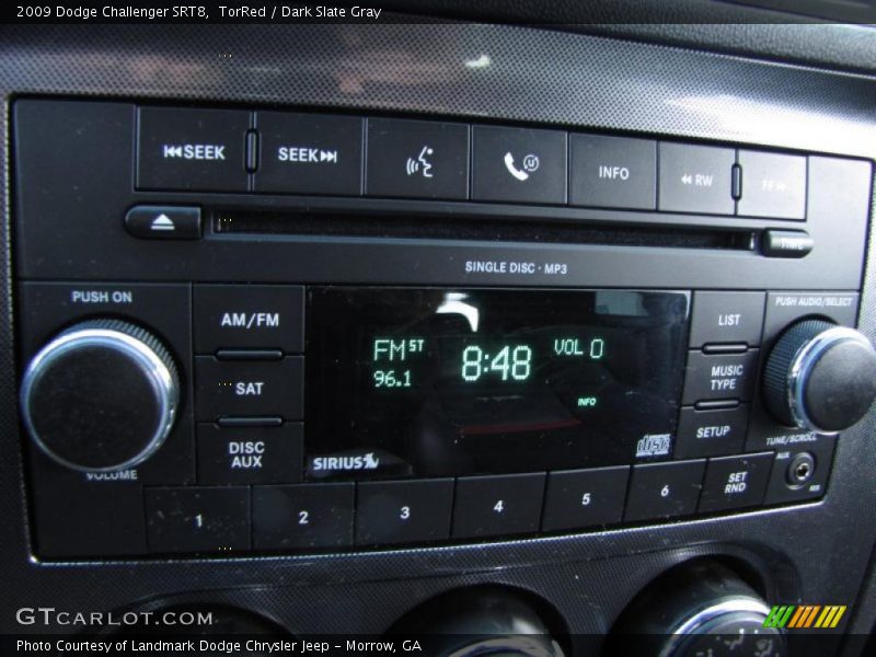 TorRed / Dark Slate Gray 2009 Dodge Challenger SRT8