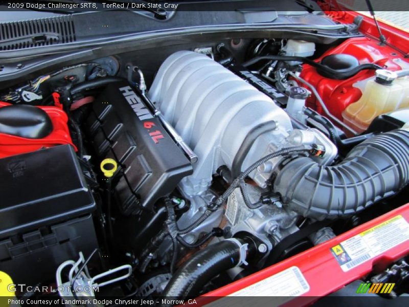 TorRed / Dark Slate Gray 2009 Dodge Challenger SRT8