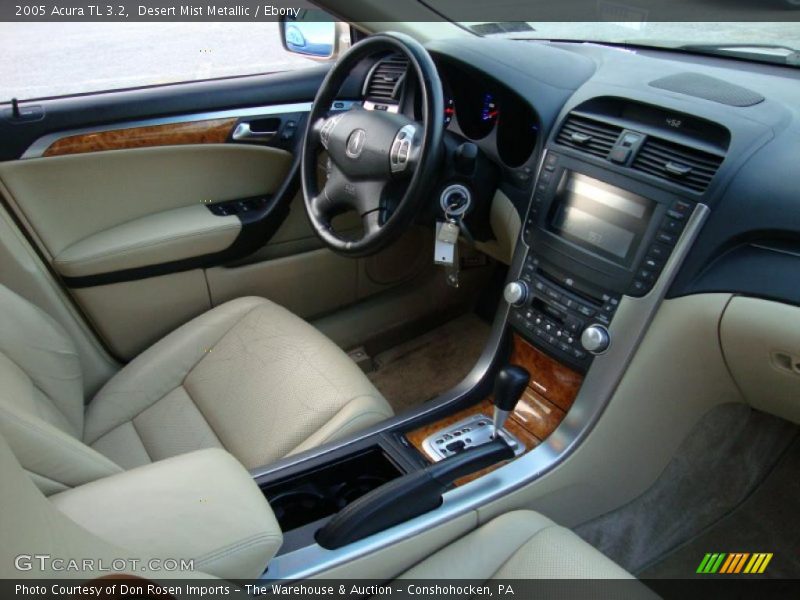 Desert Mist Metallic / Ebony 2005 Acura TL 3.2