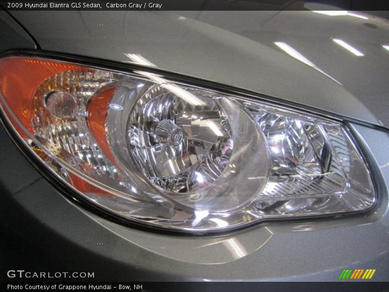 Carbon Gray / Gray 2009 Hyundai Elantra GLS Sedan