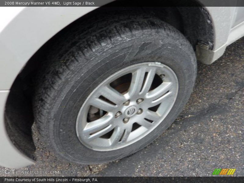 Light Sage / Black 2008 Mercury Mariner V6 4WD