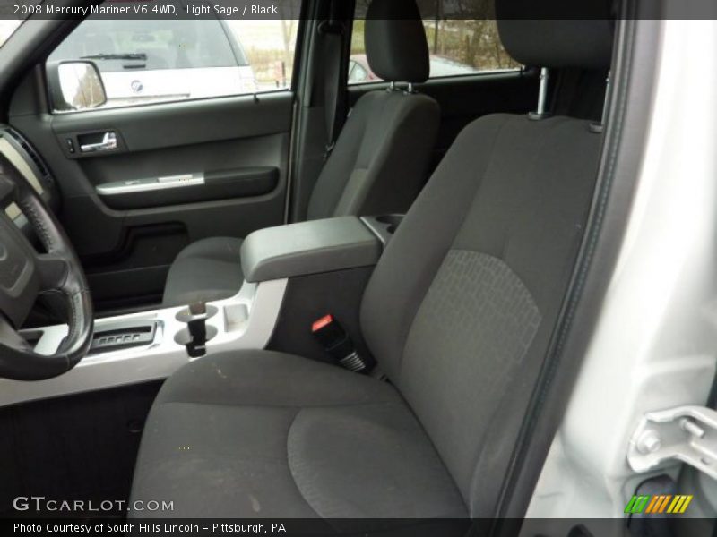 Light Sage / Black 2008 Mercury Mariner V6 4WD