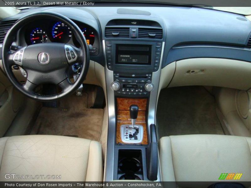 Desert Mist Metallic / Ebony 2005 Acura TL 3.2