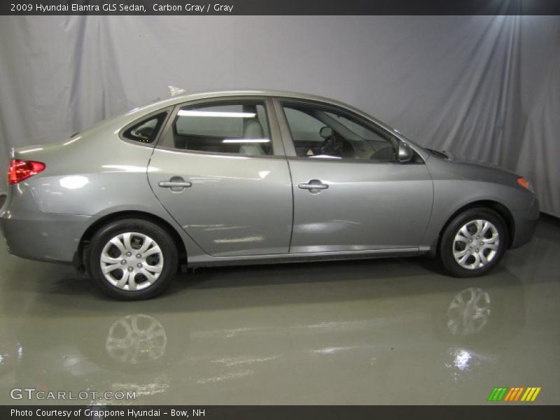 Carbon Gray / Gray 2009 Hyundai Elantra GLS Sedan