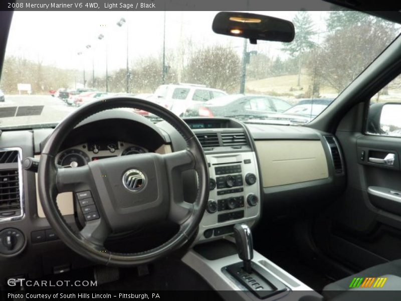 Light Sage / Black 2008 Mercury Mariner V6 4WD