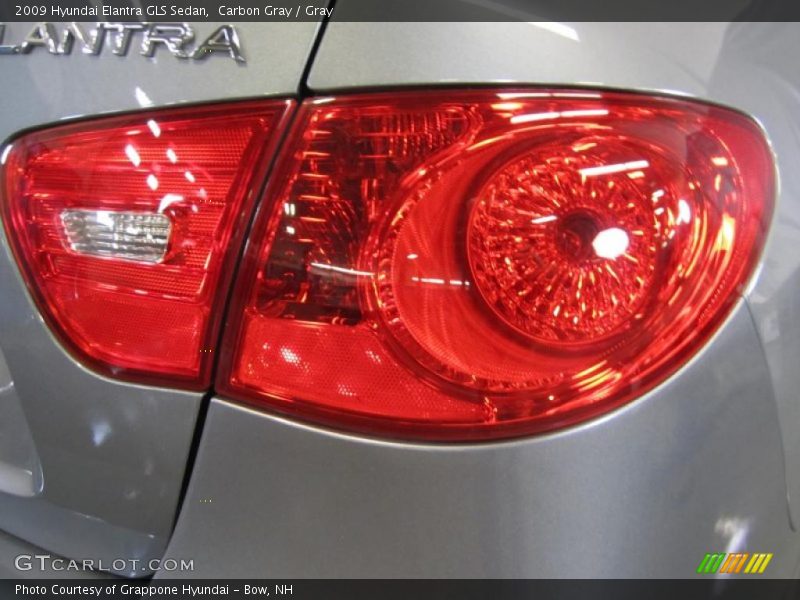 Carbon Gray / Gray 2009 Hyundai Elantra GLS Sedan