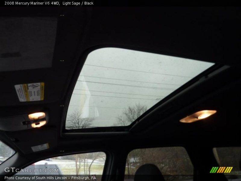 Light Sage / Black 2008 Mercury Mariner V6 4WD