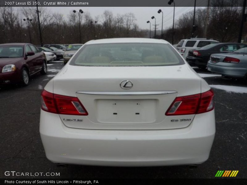Crystal White / Cashmere 2007 Lexus ES 350