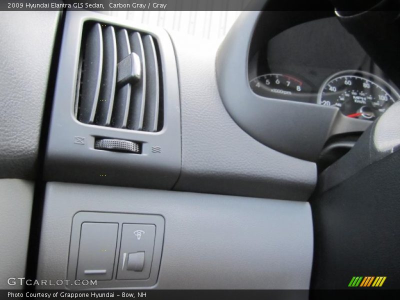 Carbon Gray / Gray 2009 Hyundai Elantra GLS Sedan