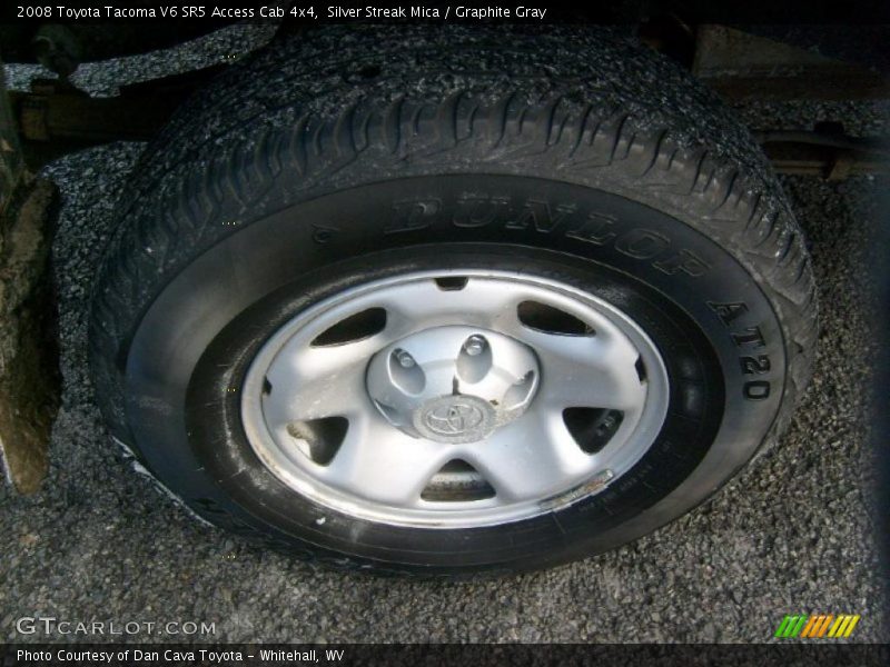 Silver Streak Mica / Graphite Gray 2008 Toyota Tacoma V6 SR5 Access Cab 4x4