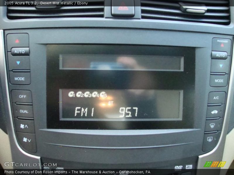 Desert Mist Metallic / Ebony 2005 Acura TL 3.2
