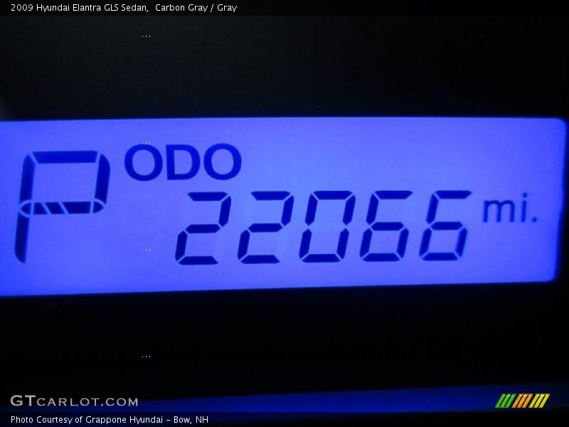 Carbon Gray / Gray 2009 Hyundai Elantra GLS Sedan