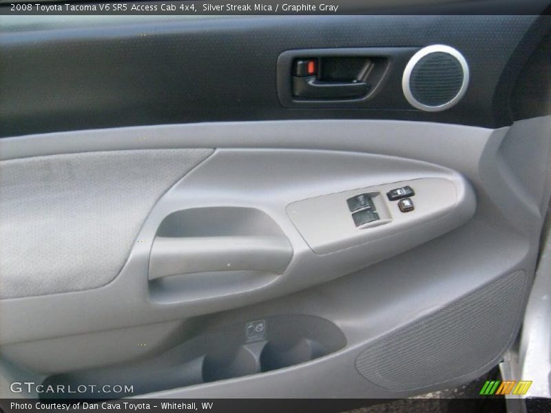 Silver Streak Mica / Graphite Gray 2008 Toyota Tacoma V6 SR5 Access Cab 4x4