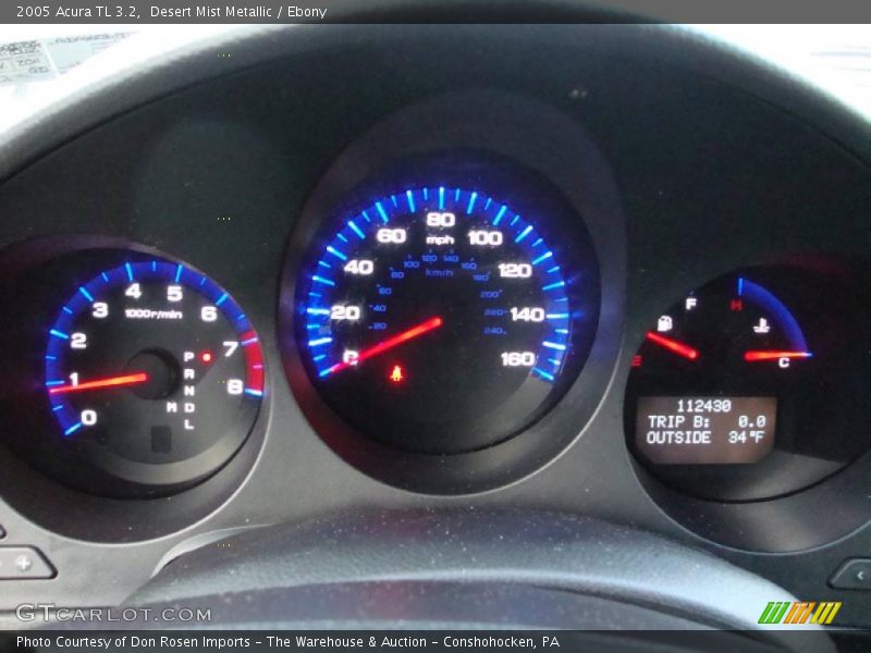 Desert Mist Metallic / Ebony 2005 Acura TL 3.2