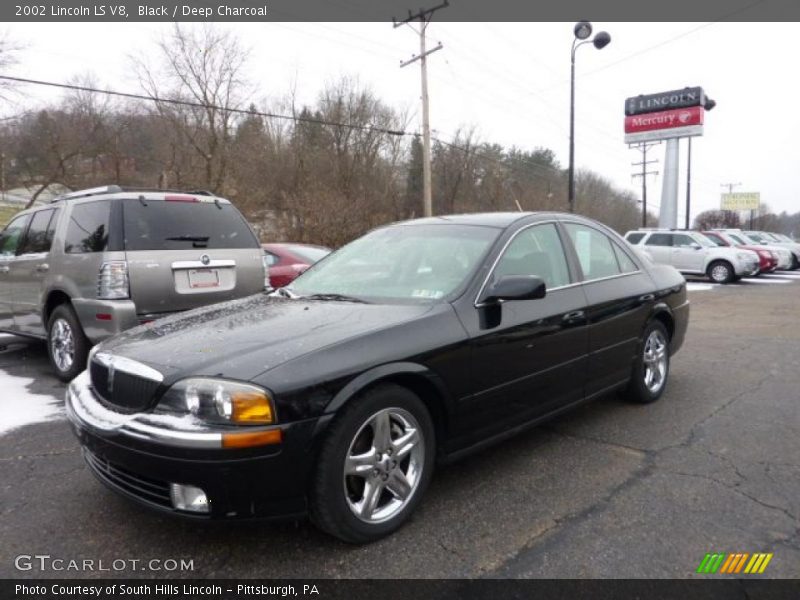 Black / Deep Charcoal 2002 Lincoln LS V8