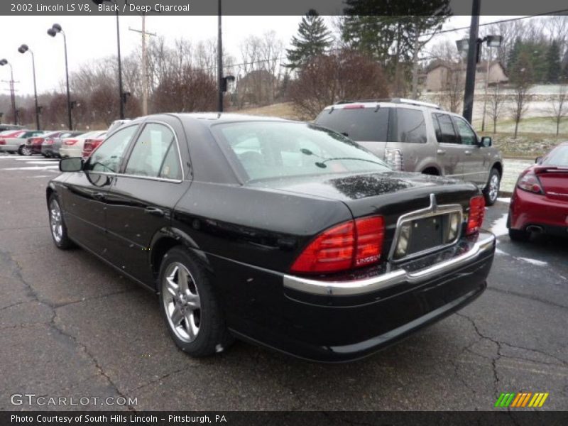 Black / Deep Charcoal 2002 Lincoln LS V8