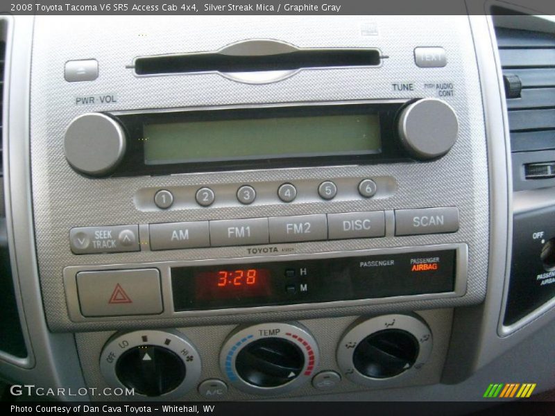 Silver Streak Mica / Graphite Gray 2008 Toyota Tacoma V6 SR5 Access Cab 4x4