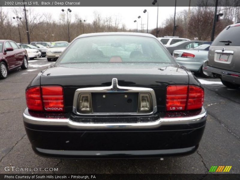Black / Deep Charcoal 2002 Lincoln LS V8