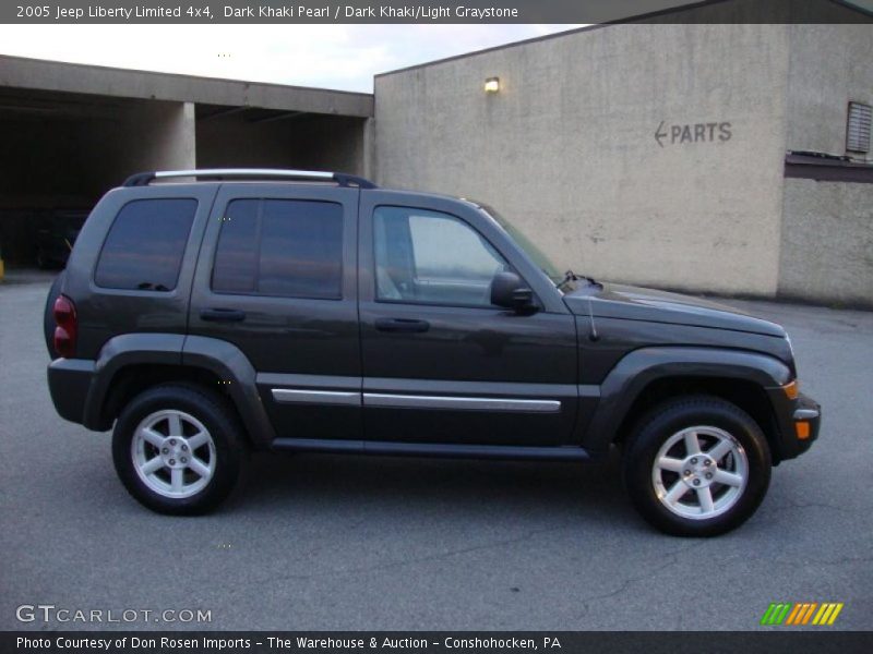 Dark Khaki Pearl / Dark Khaki/Light Graystone 2005 Jeep Liberty Limited 4x4