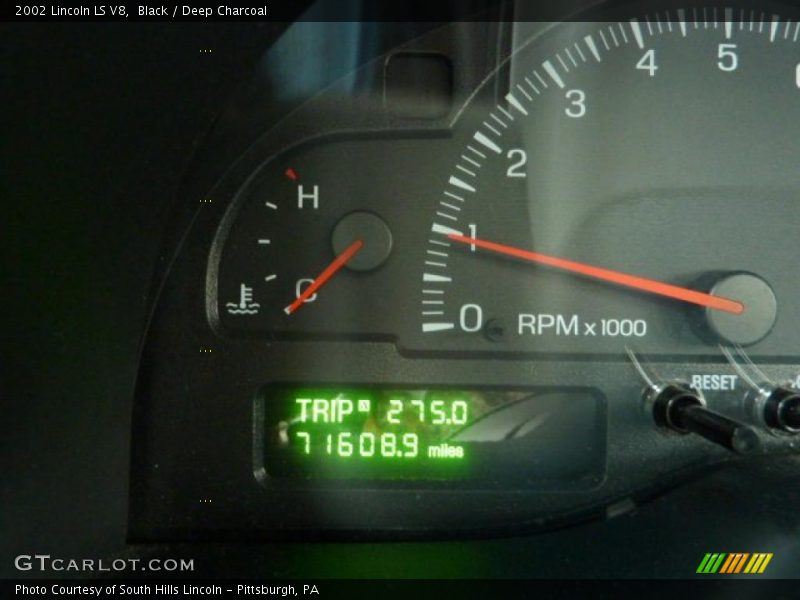 Black / Deep Charcoal 2002 Lincoln LS V8