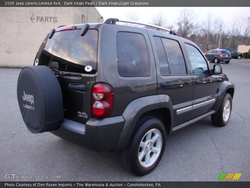 Dark Khaki Pearl / Dark Khaki/Light Graystone 2005 Jeep Liberty Limited 4x4