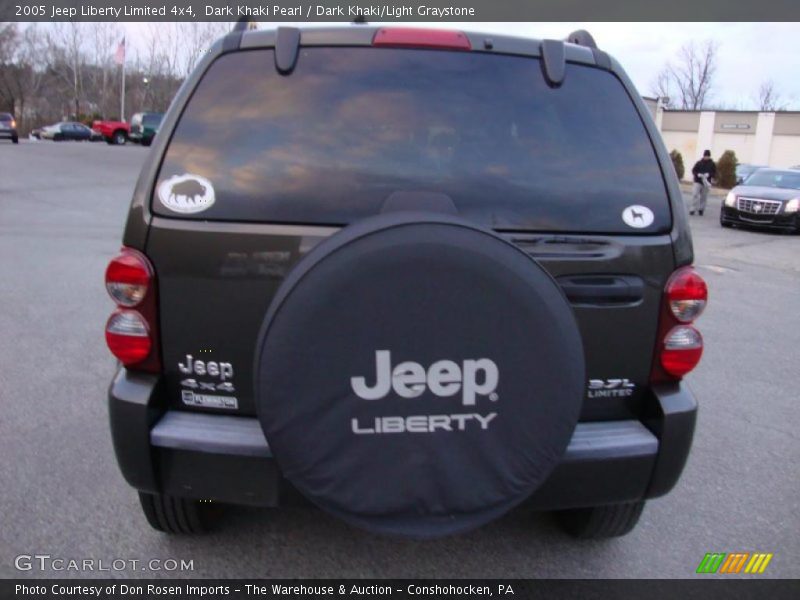 Dark Khaki Pearl / Dark Khaki/Light Graystone 2005 Jeep Liberty Limited 4x4