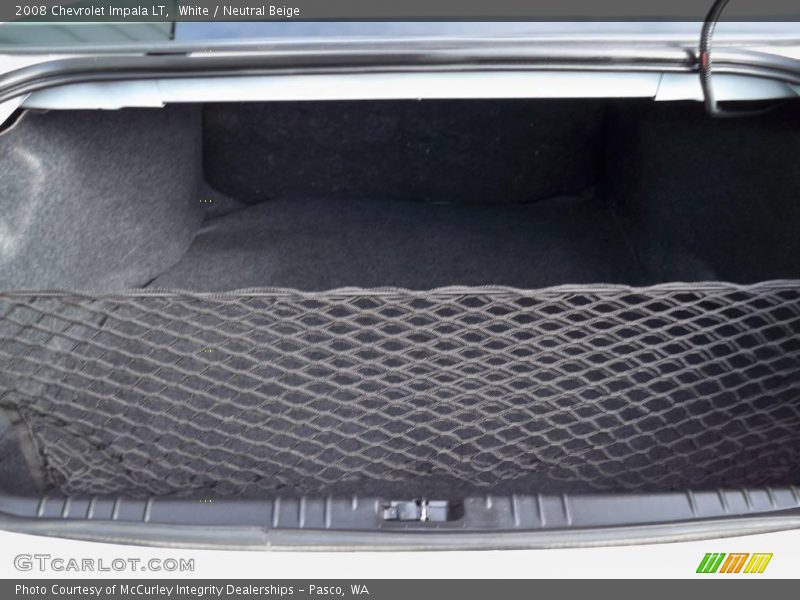 White / Neutral Beige 2008 Chevrolet Impala LT
