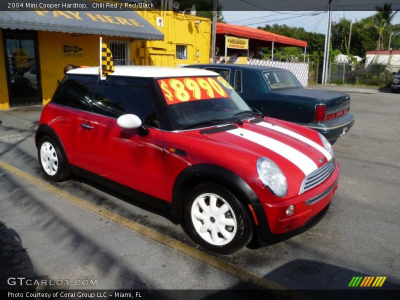 Chili Red / Red/Black 2004 Mini Cooper Hardtop