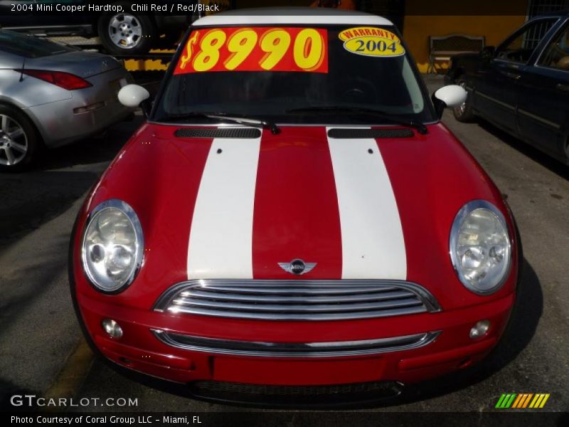 Chili Red / Red/Black 2004 Mini Cooper Hardtop